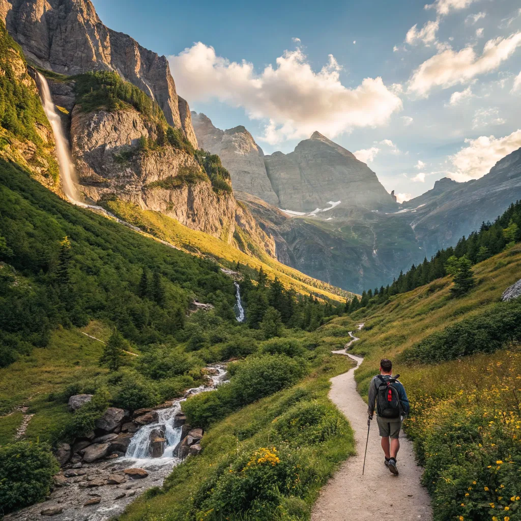 An adventurous journey through beautiful mountains